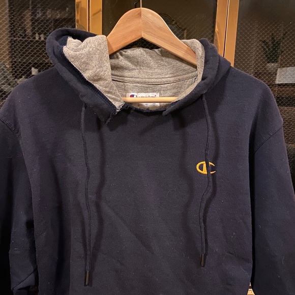 champion jacket navy blue